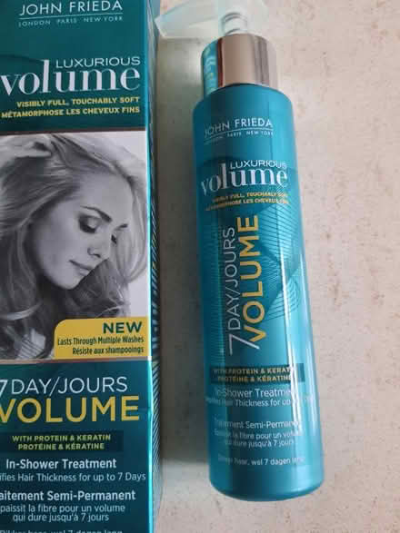 Photo of free John Frieda volume hair treatment (Stroud central GL5) #2