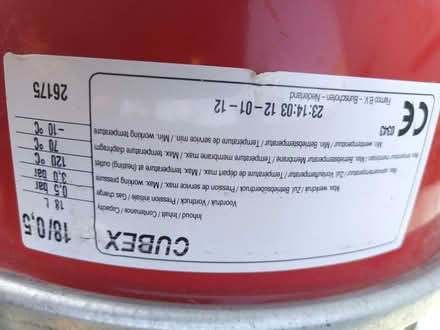 Photo of free Central Heating expansion tank... 18L. (Kings Hill ME19) #2