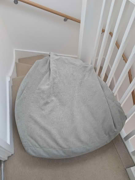 Photo of free Grey Fabric Bean Bag Chair (Dunelm) (Merton SW19) #1
