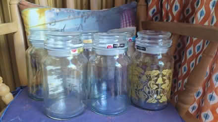 Photo of free 6 Douwe Egbert Coffee Jars (Letchworth (SG6)) #1