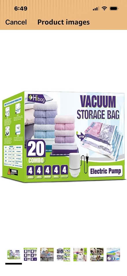 Photo of free Vacuum storage bags (Secane) #1