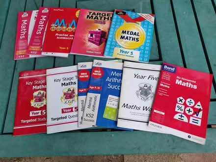 Photo of free KS2 maths books (Fleet GU52) #1