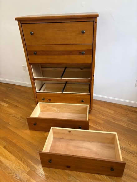 Photo of free Wood Dresser, Five Drawers (North End) #4