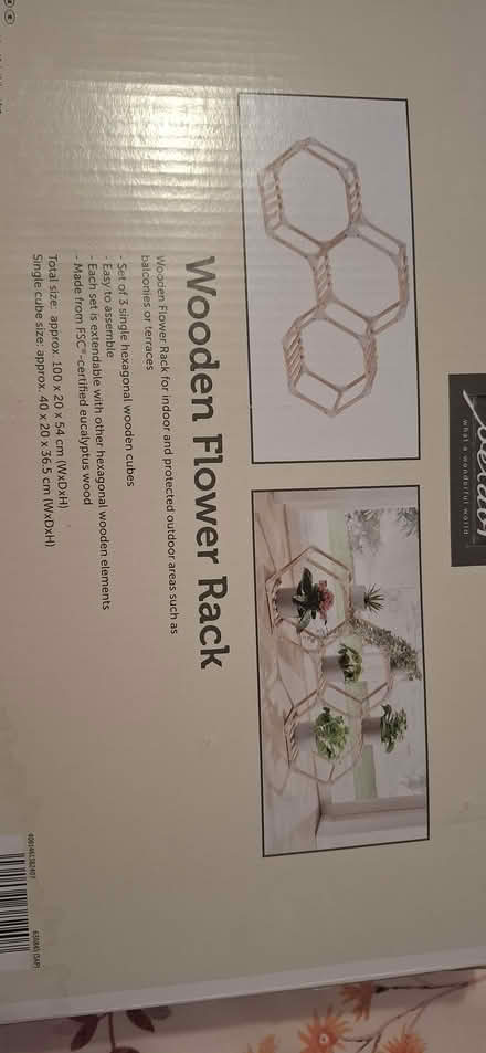 Photo of free DIY Wooden Flower Rack (Shankill) #2
