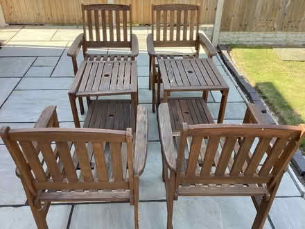 Photo of free Garden Chairs & Matching Tables (Bromborough CH62) #1