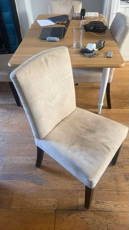 Photo of free Dwell Dining Chair x 4 - Beige (Greenwich SE10) #1