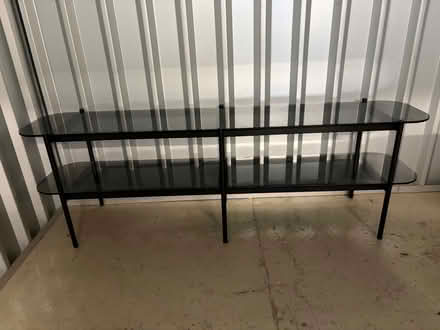 Photo of free Long glass table with shelves (Hove BN3) #1