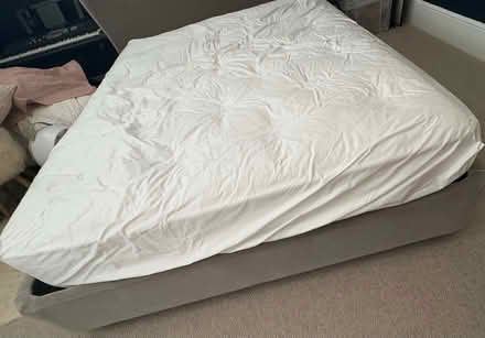 Photo of free Loaf, Smoke, kings size bed, grey velvet finish (frame only) (Selhurst SE25) #2