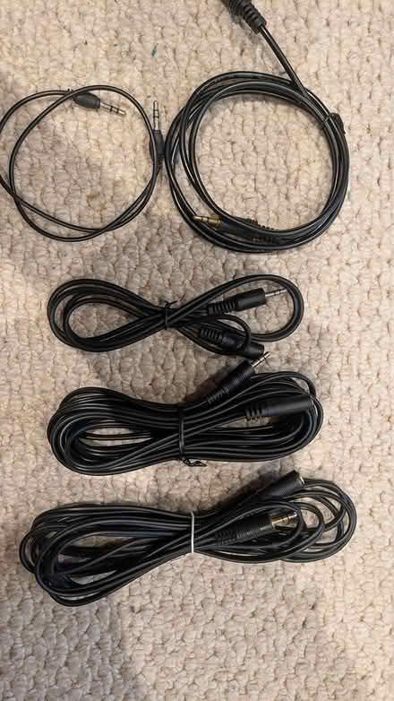 Photo of free Collection of Audio cables (Sidney Road KT12) #1