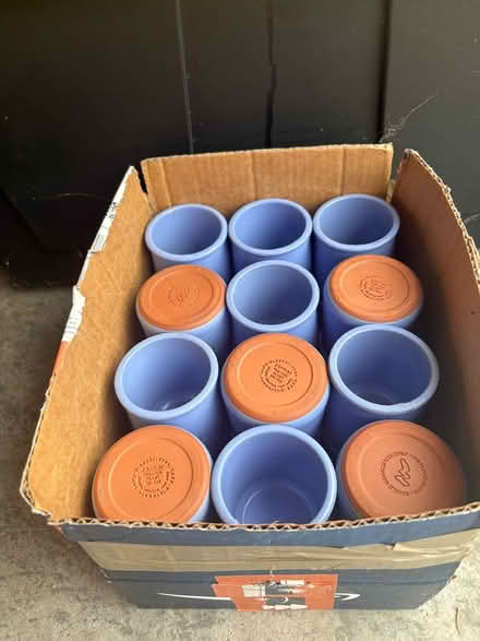 Photo of free La Fermière ceramic yogurt pots (Burleith/Nth Georgetown) #2