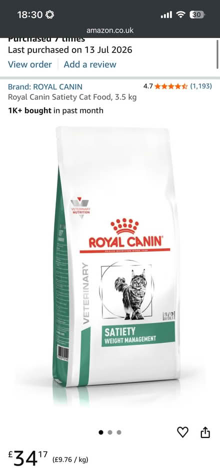 Photo of free Cat Food (Gipsy Hill SE19) #1