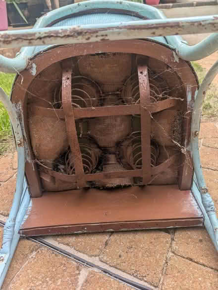 Photo of free For repair - Lloyd loom chair (Wheathampstead AL4) #4