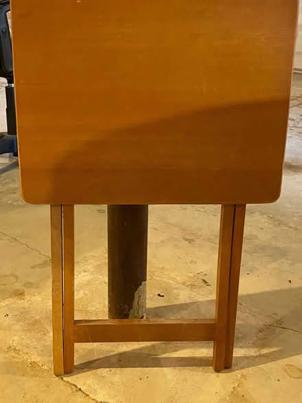 Photo of free Set of solid wood TV trays (East Centreville) #1