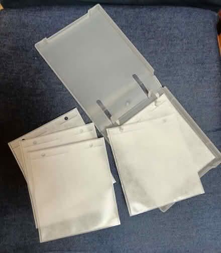 Photo of free Approx 90 UniKeep 5 disc CD/DVD boxes with extra sleeves (Wilpshire BB1) #3
