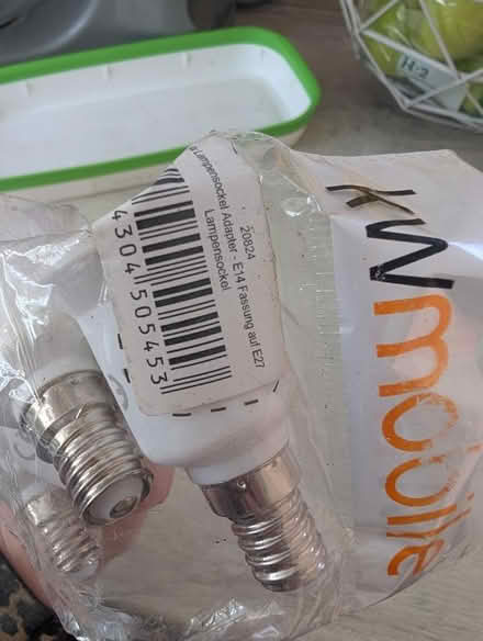 Photo of free Bulb adapters (Pelsall WS3) #2