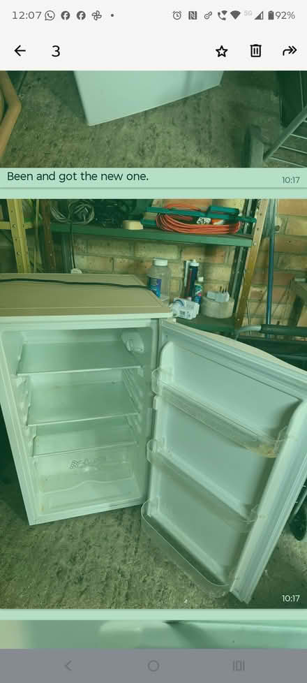 Photo of free Zanussi under counter fridge (Pin Green SG1) #2