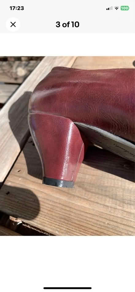Photo of free Red large UK Size 10-10.5 size 45 Maroon red (Northfield B31) #3