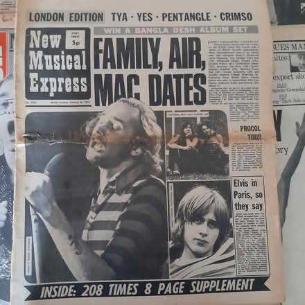 Photo of free Vintage NME music mags, 1972 -1975 (Long Melford CO10) #2