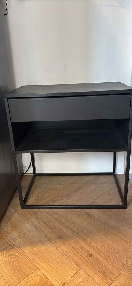 Photo of free IKEA Black Metal Table (Aigburth L17) #1
