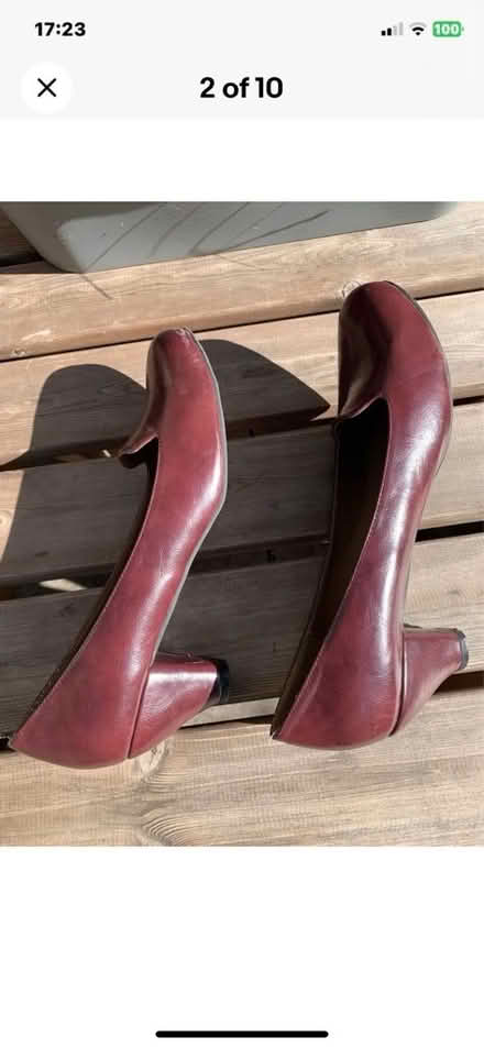 Photo of free Red large UK Size 10-10.5 size 45 Maroon red (Northfield B31) #2