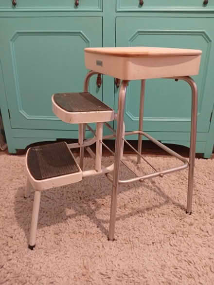 Photo of free 1950's Qualcast step stool (Buxworth SK23) #1