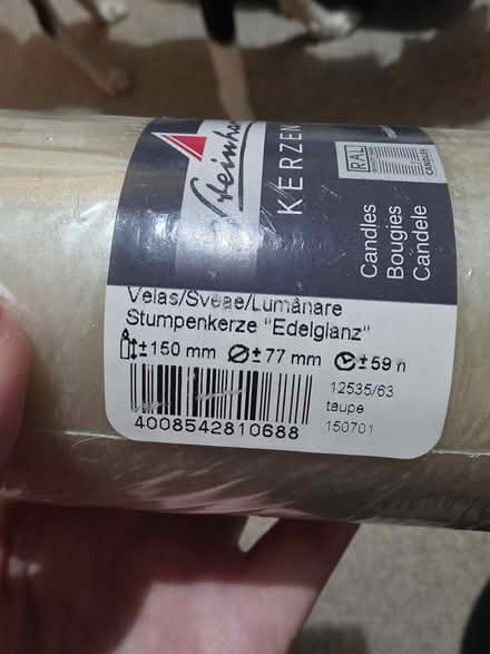 Photo of free Candle (Cleland ML1) #2