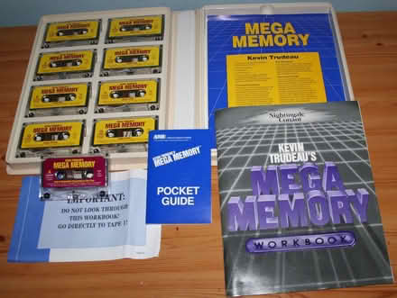 Photo of free Mega Memory complete course audio tapes + workbook (Barrow upon Soar LE12) #2