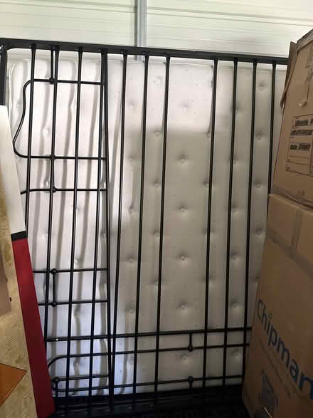 Photo of free King size mattress and headboard (South Haven. Huron Street.) #1