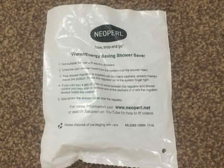 Photo of free 1 water/energy saving shower saver (Wickford, Essex SS11) #1