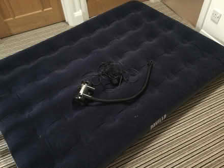 Photo of free Double blow up bed and pump (Wickford, Essex SS11) #1