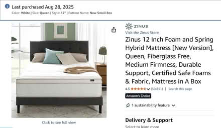 Photo of free Queen Mattress (Ann Arbor, Packard st) #2