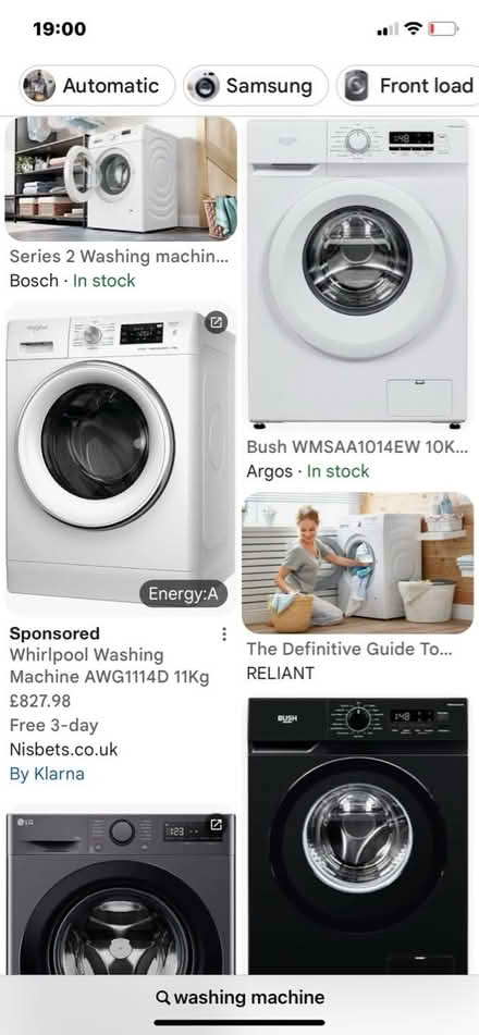 Photo of Washing machine (Hampton TW12) #1