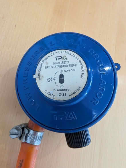 Photo of free Low Pressure Gas Regulator Butane (Wokingham RG40) #1