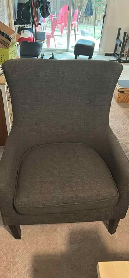 Photo of free Wingback Chair (300 N Madison Street) #1