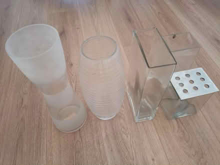 Photo of free Collection of glass vases (Westminster Drive PO21) #1