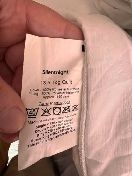 Photo of free Double duvet (Mount Nod CV5) #1