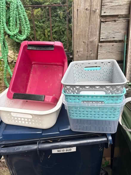 Photo of free Selection of Tubs/Plastic Baskets (Wrekenton NE10) #1