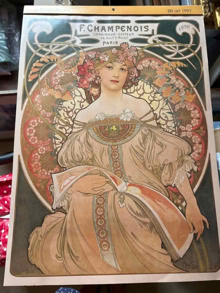 Photo of free Alphons Mucha Calendar 1997 (North Woodchester GL5) #1