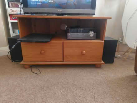 Photo of free Pine TV unit (Selly park B29) #1