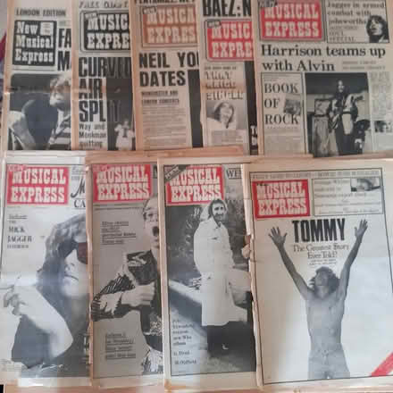 Photo of free Vintage NME music mags, 1972 -1975 (Long Melford CO10) #1