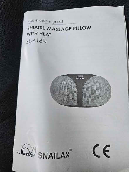 Photo of free Shiatsu Massage Pillow with Heat (Chells SG2) #2