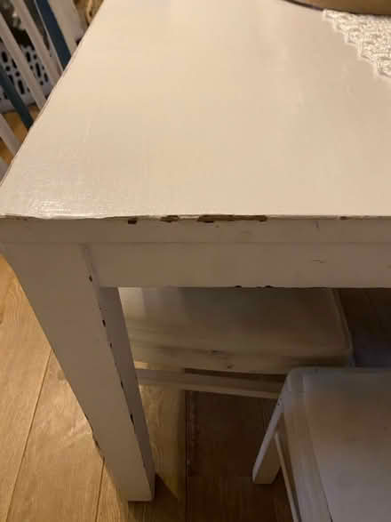 Photo of free White Table with 5 chairs (Ox449dj Garsington) #4