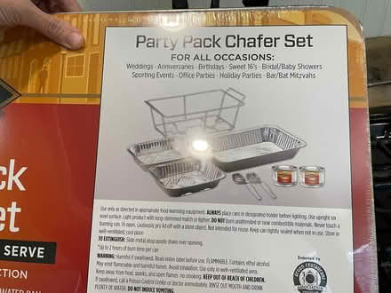 Photo of free Chafer Set (party food warming) (Tuolumne and Redwood) #1