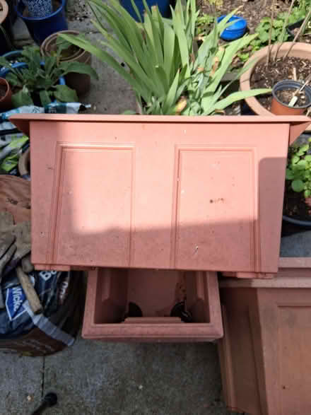 Photo of free 7 plastic troughs/planters (Bradlaugh Fields NN3) #1