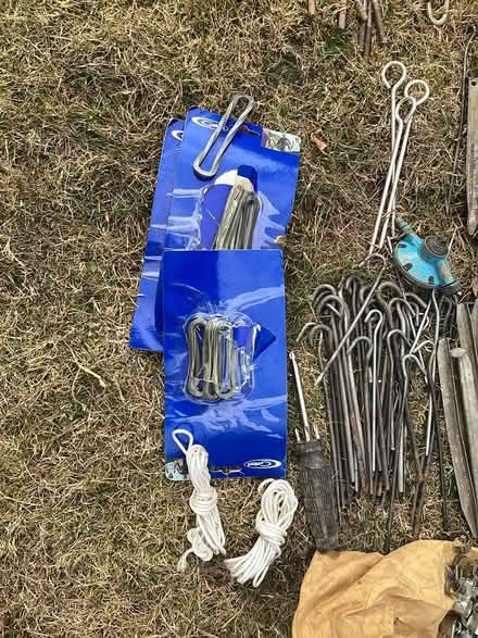 Photo of free Metal tent pegs and extras (Market Drayton. TF9) #4