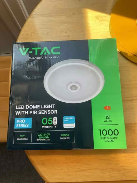Photo of free Dome light, LED with PIR sensor (Barton Turf NR12) #2