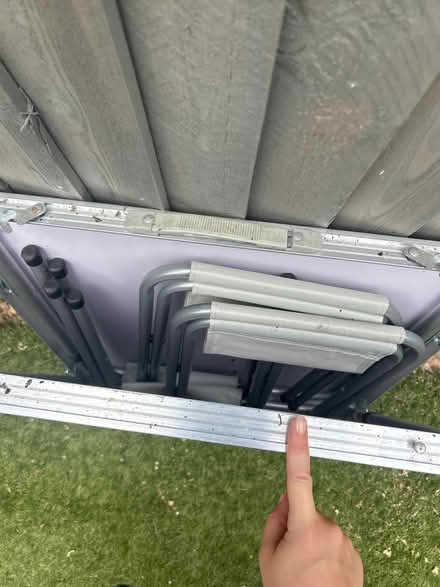 Photo of free Foldable table with 4 small stools (Islington N1) #2