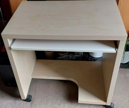Photo of free Computer desk with keyboard drawer (Idle BD10) #1