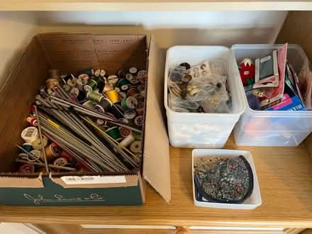 Photo of free Selection of sewing materials (KT6 Surbiton) #1