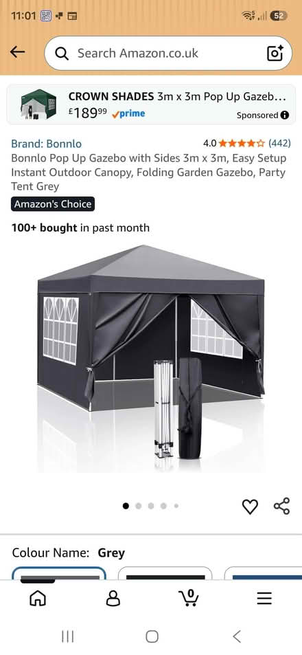 Photo of free Pop up gazebo (Tyseley B11) #1